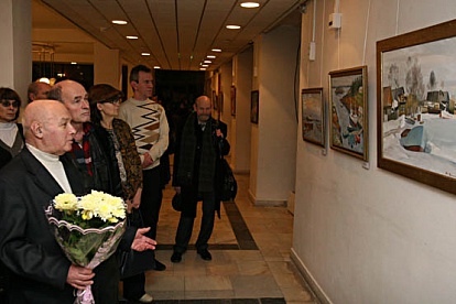 Юбилейная выставка заслуженного художника из Санкт-Петербурга в Сосновом Бору