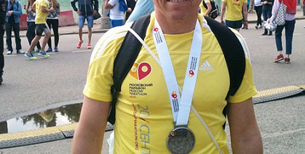 Сосновоборец принял участие в международном марафоне 