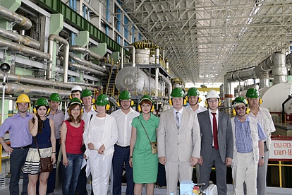 Нововоронежскую АЭС посетила сосновоборская делегация