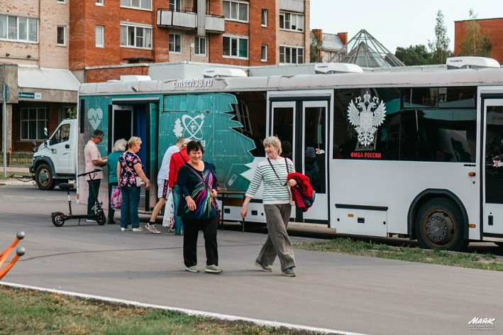 «Автобусы здоровья» пользуются популярностью у сосновоборцев
