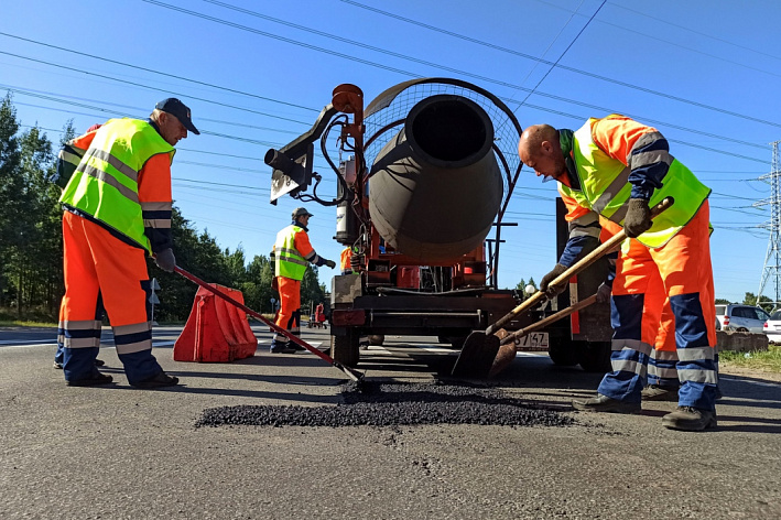 В Сосновом Бору утвержден график ямочного ремонта дорог на 6-10 апреля