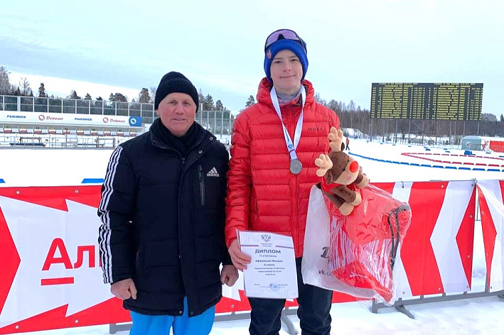 Михаил Афанасьев из Соснового Бора завоевал серебро на Первенстве России