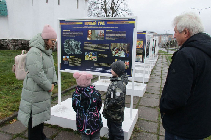 В блеске ёлочных огней. В Сосновом Бору открылась новогодняя выставка под открытым небом