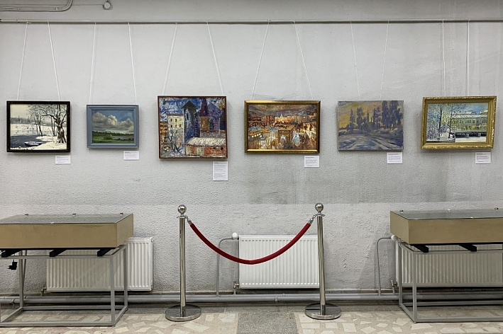 В Сосновоборском художественном музее современного искусства открылась выставка, посвященная сосновоборским художникам