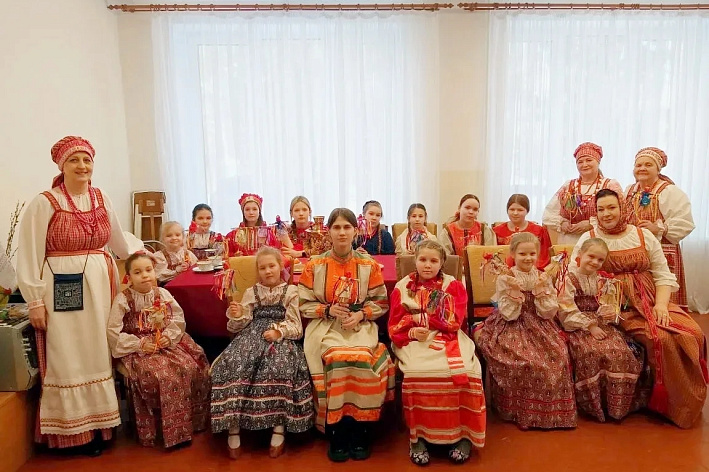 В ДК «Строитель» прошла встреча проекта «Русские традиции», посвященная Масленице