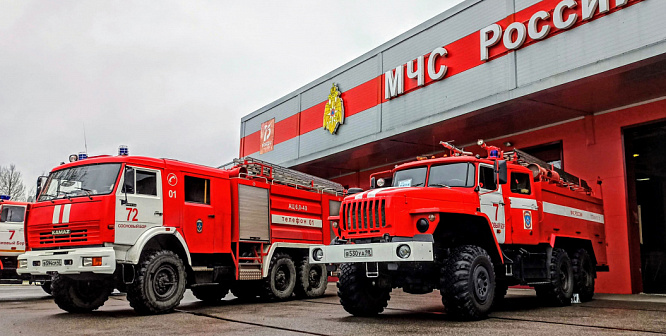 В доме на улице Сибирской горел балкон