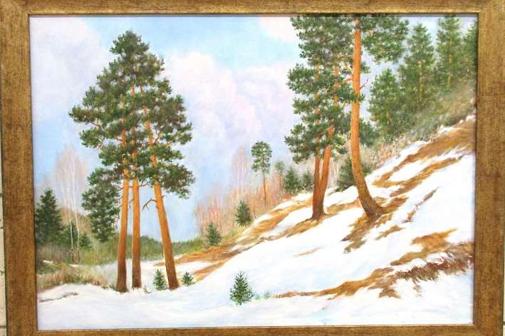 Близится время черемух. В ДК «Строитель» открылся весенний вернисаж клуба «Художник»