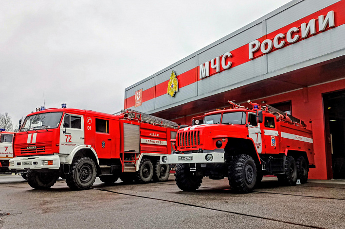 Пожар уничтожил частный дом в Сосновом Бору 