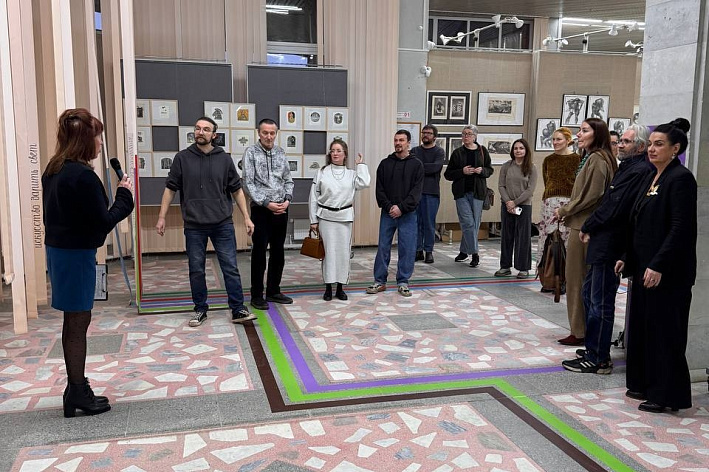 В Сосновоборском художественном музее современного искусства открылась выставка «Искусство литографии. Современные мастера»