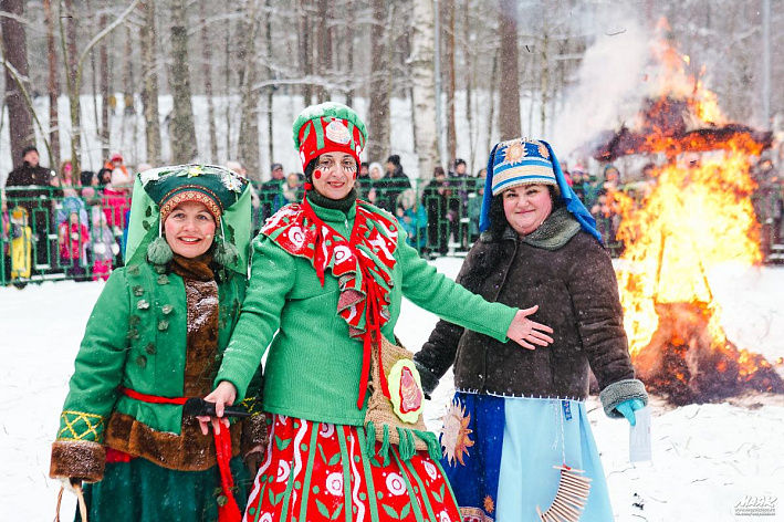 Три Масленицы в один день: как в Сосновом Бору провожали зиму