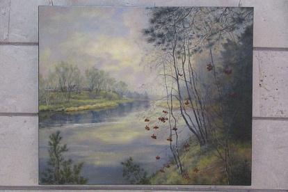 Выставка «Осенний» вернисаж» от сосновоборского клуба «Художник» открылась в ДК «Строитель»