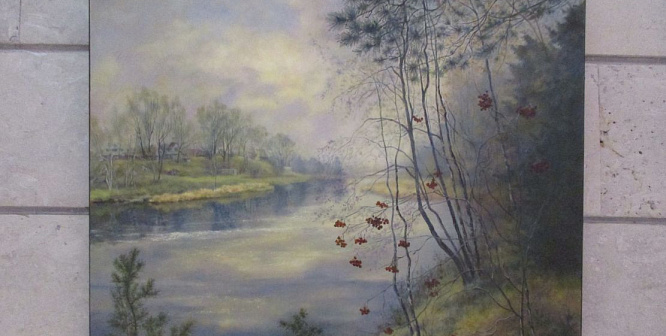 Выставка «Осенний» вернисаж» от сосновоборского клуба «Художник» открылась в ДК «Строитель»