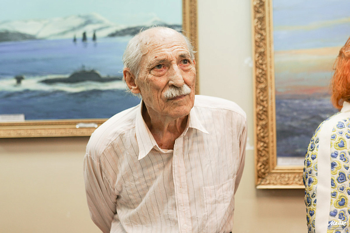 Сосновоборскому художнику Борису Рыкову исполнилось 90 лет