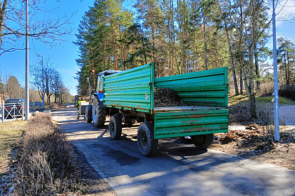 О ремонте дорог и листьях в контейнерах: коммунальные заботы недели в Сосновом Бору