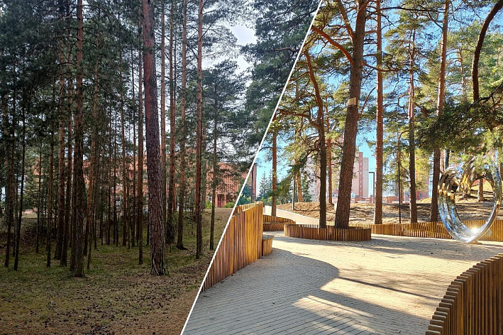 Сосновый Бор отмечает 53-й день рождения! Фотопроект «Было — стало». Выпуск 12