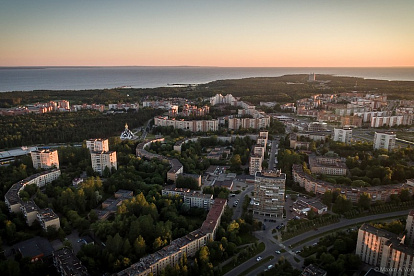 Благоустройство Соснового Бора входит в зимний сезон