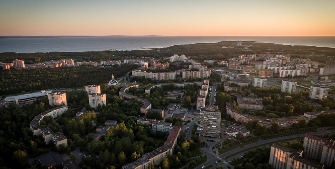 Благоустройство Соснового Бора входит в зимний сезон