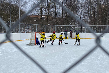 В Сосновом Бору прошёл всероссийский День русского дворового хоккея