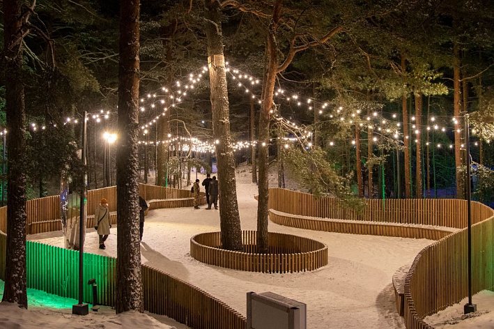 Долгие работы в дюнах. Благоустройство на Белых песках доведут до совершенства весной 2026 года