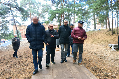 Глава Соснового Бора потребовал ускорить ход работ в парке «Белые пески»